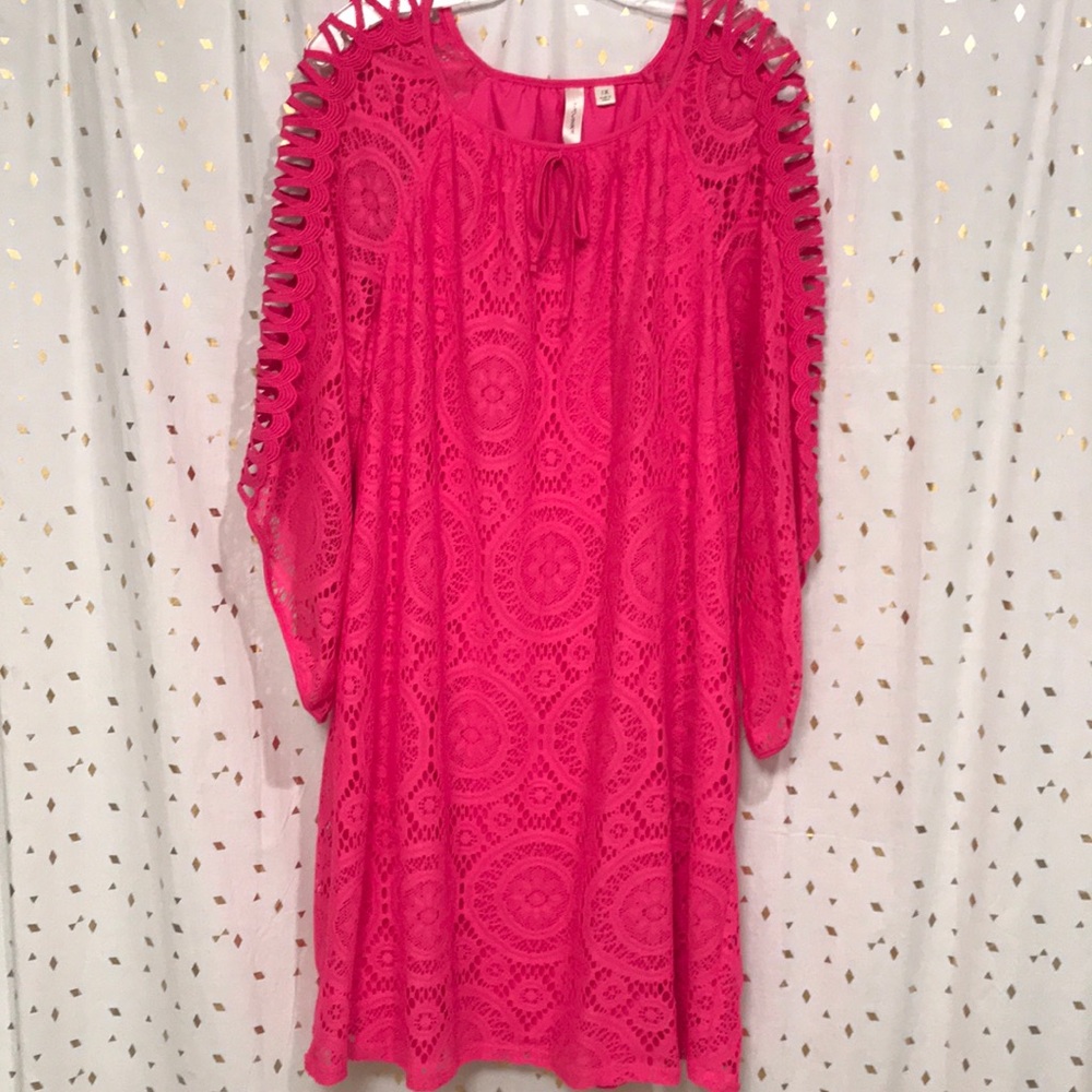 Pink pre-loved dress.